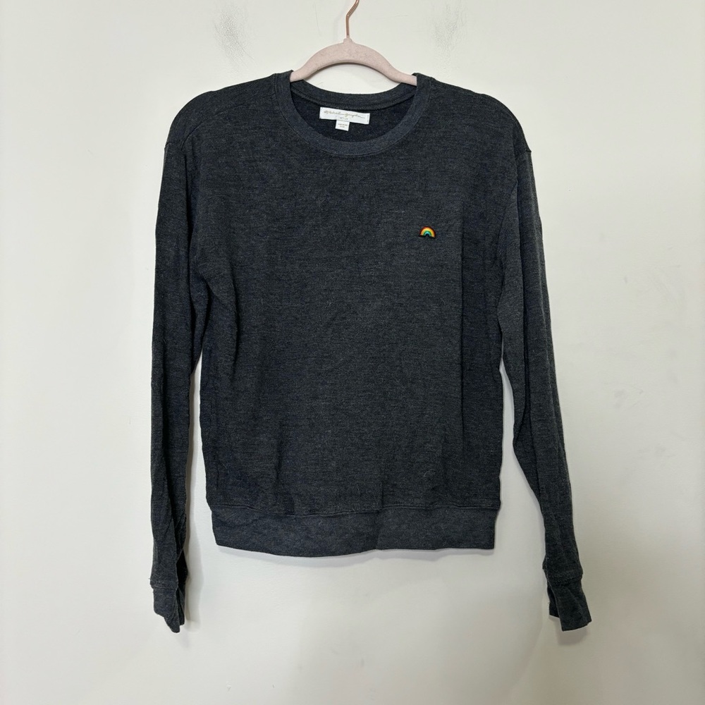Spiritual gangster graphic pullover grey size medium
